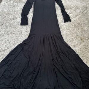 Go Couture Black Long Sleeve Dress